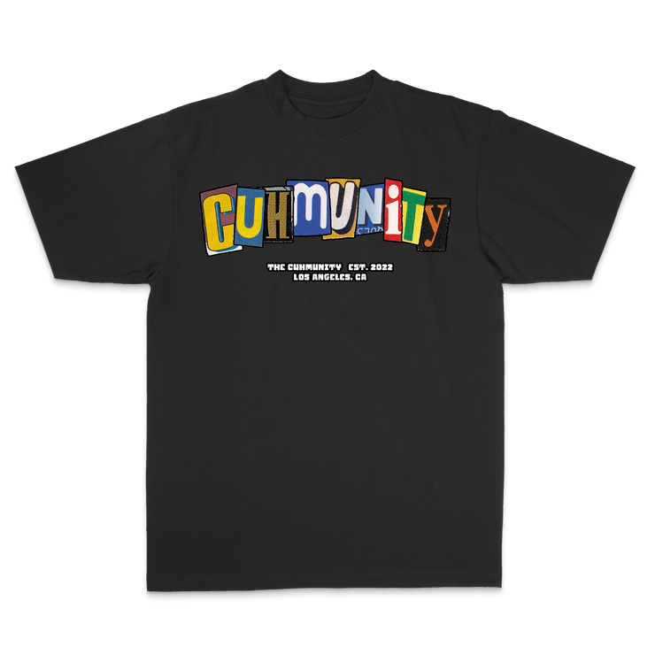 CUHMUNITY PUZZLE T-Shirt - BLACK
