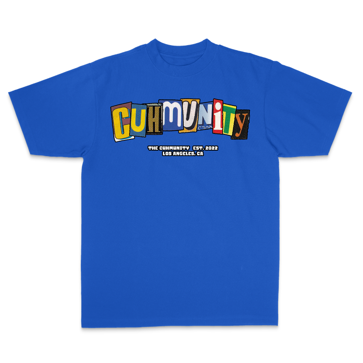 CUHMUNITY PUZZLE T-Shirt - BLUE