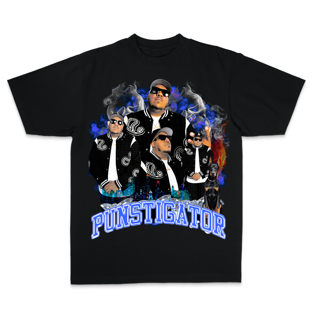 Tシャツ・カットソー LAUGHER PATMAT Boxer T-Shirt Black PM9 PUNSTIGATOR-RAP-tshirt-