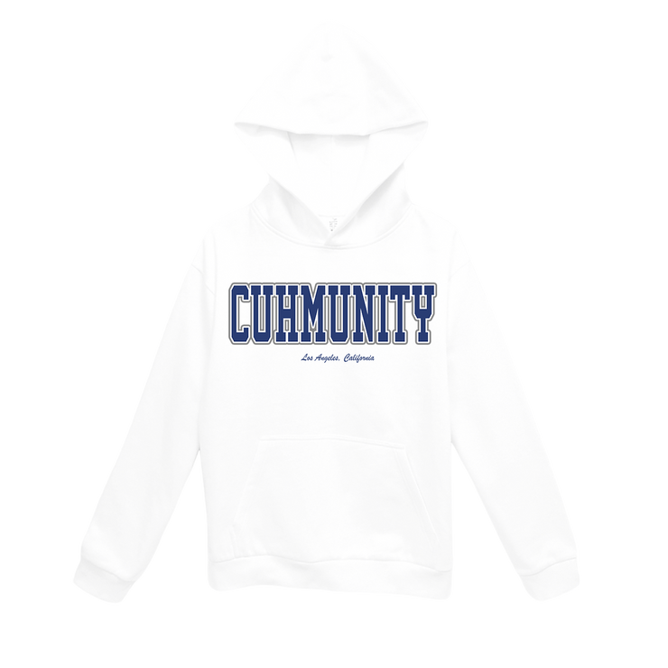 CUHMUNITY LOS ANGELES HOODIE - WHITE